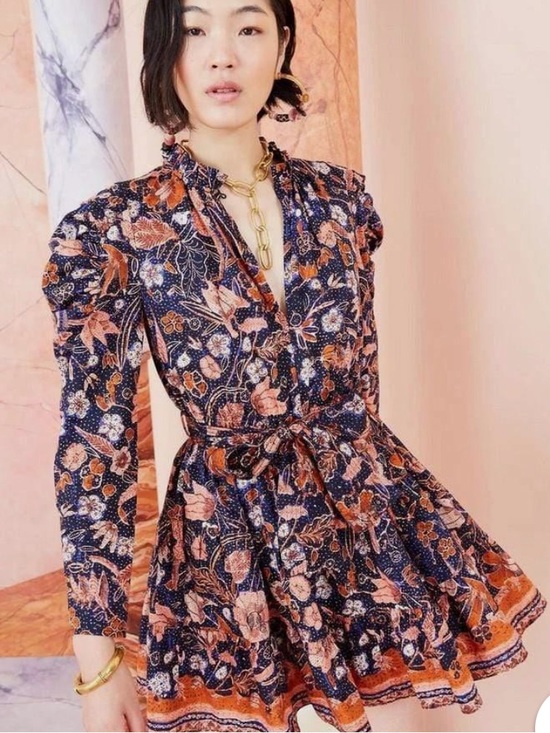Ulla Johnson Dresses & Skirts - Like new Ulla Johnson Midnight Floral Naima Mini Dress Size US 2
